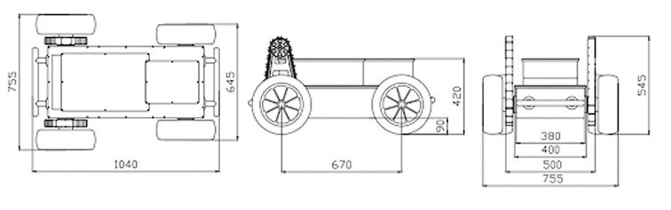 輪式機器人底盤