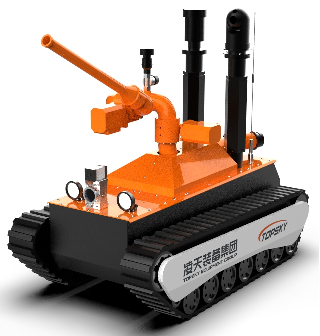 消防干粉滅火機(jī)器人【電動(dòng)】 （第3代，語音控制+輕量化+干粉滅火）