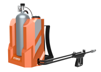 新能源火災(zāi)撲救設(shè)備便攜式壓縮氮?dú)鉁缁鹧b置